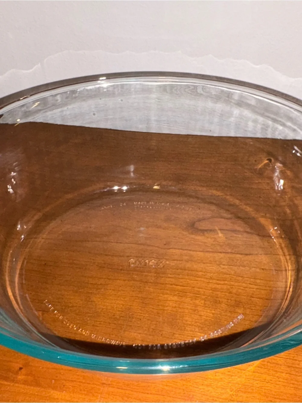 Vintage Pyrex Clear Glass Oval Casserole Roaster Dish #8501
